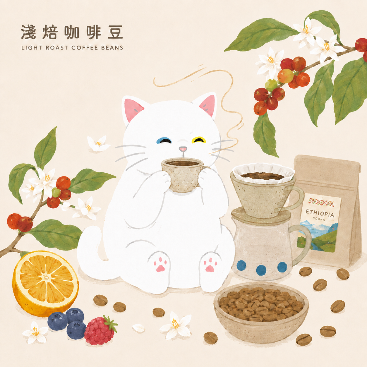 淺烘焙｜自家烘焙咖啡豆