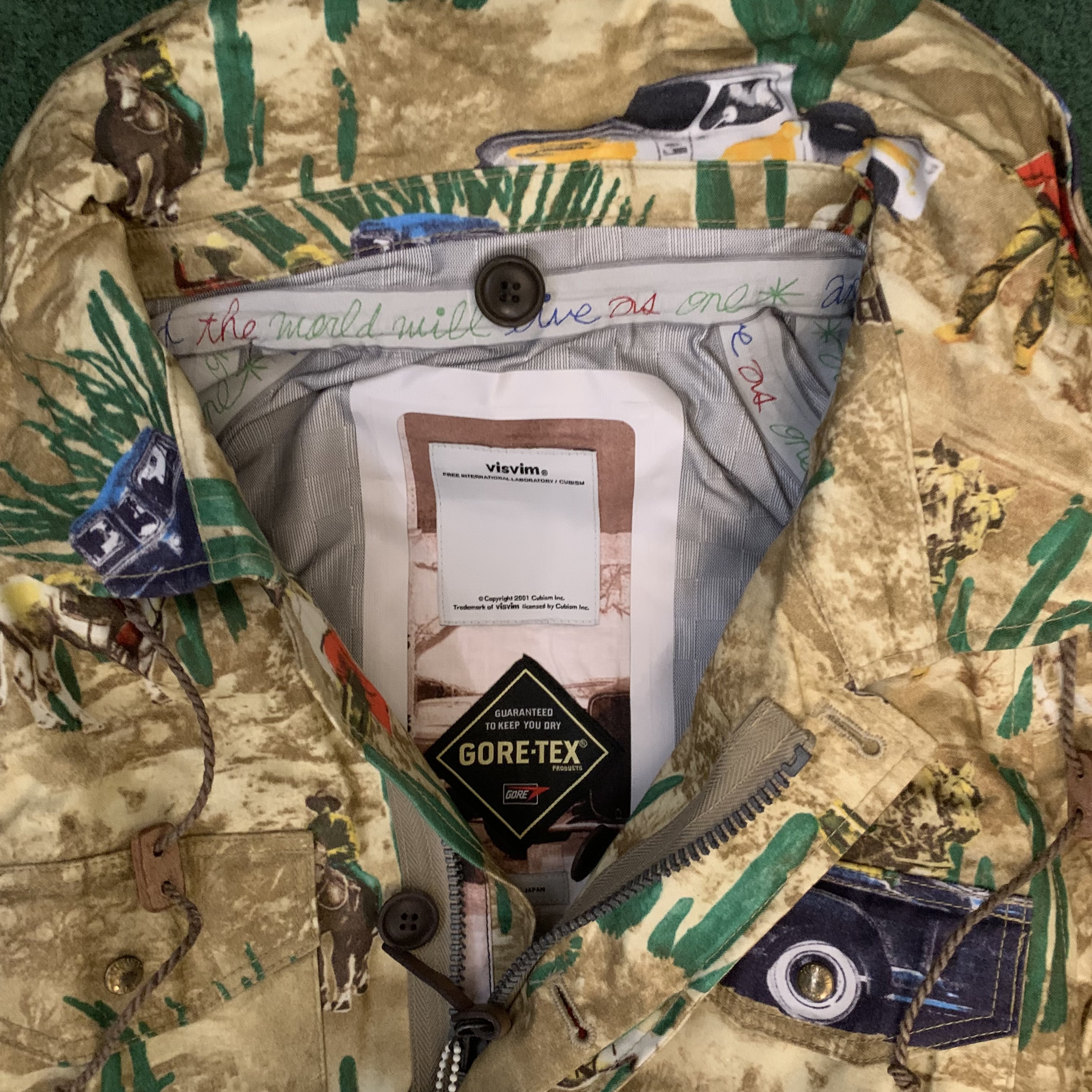 RARE ITEM: VISVIM P.F.D. JACKET 3L GORE-TEX KAPA - BEIGE SIZE 1 IN STOCK NOW (現貨發售中)