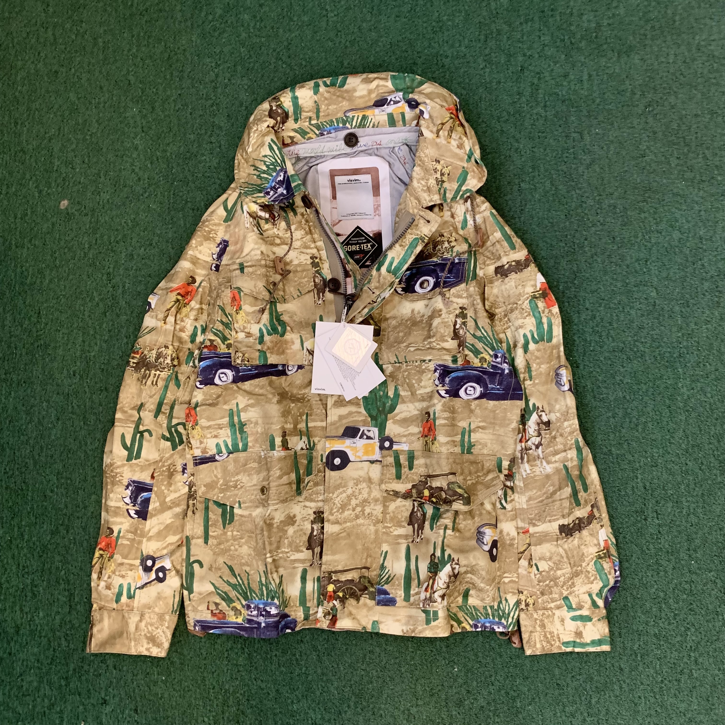 RARE ITEM: VISVIM P.F.D. JACKET 3L GORE-TEX KAPA - BEIGE SIZE 1 IN STOCK NOW (現貨發售中)