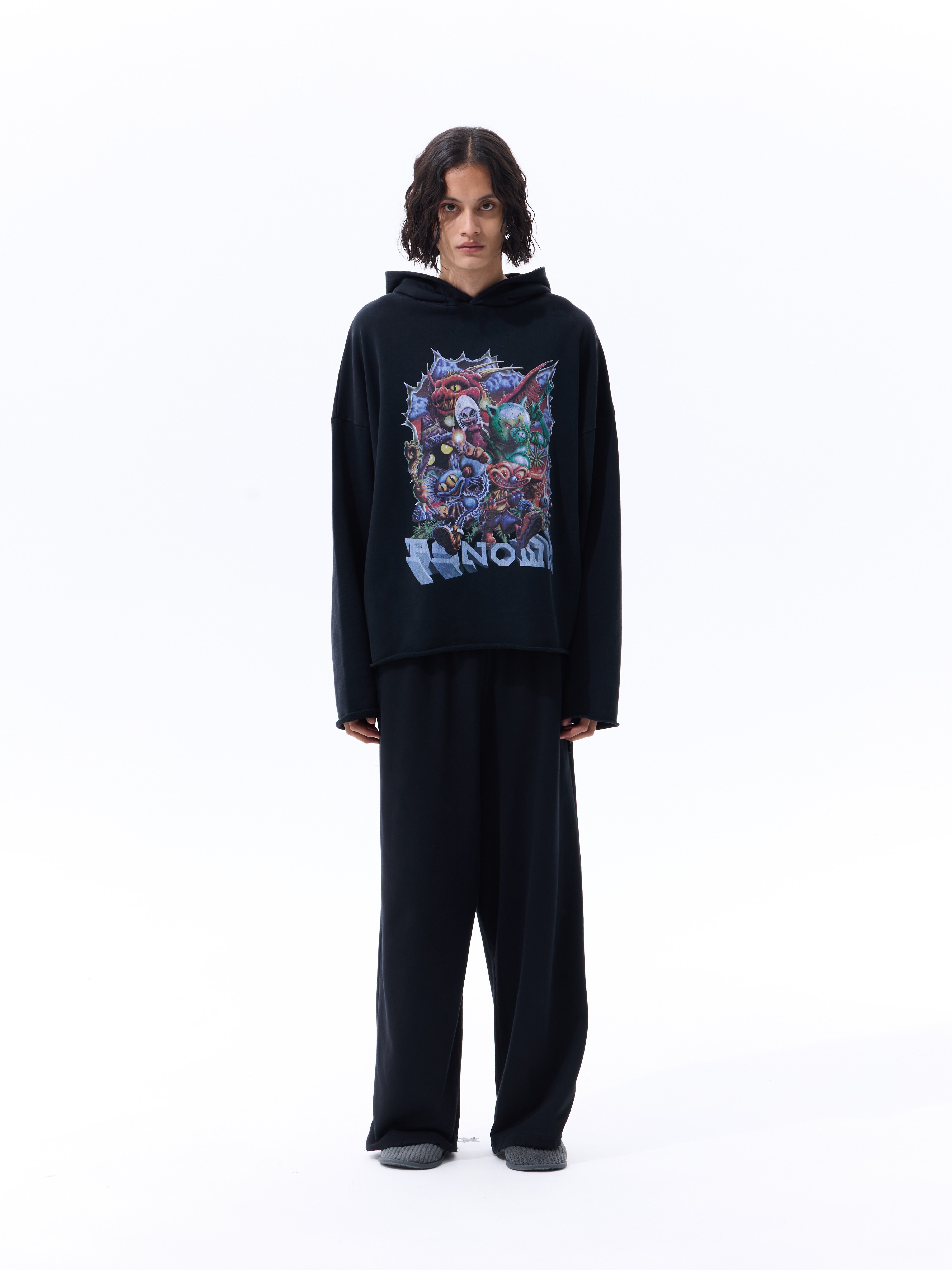 PSN/OWN 人物大集結 不收邊 短版帽T PSN ENTERTAINMENT HOODIE P/O-SS26-1018