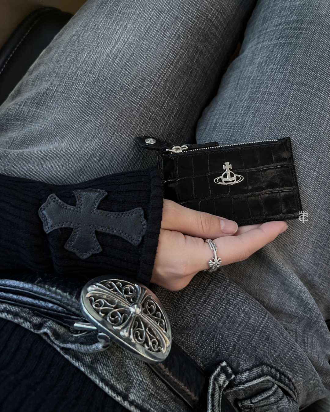 <現貨>Vivienne Westwood 西太后 Slim Long Card Holder 鱷魚紋 卡片 零錢夾