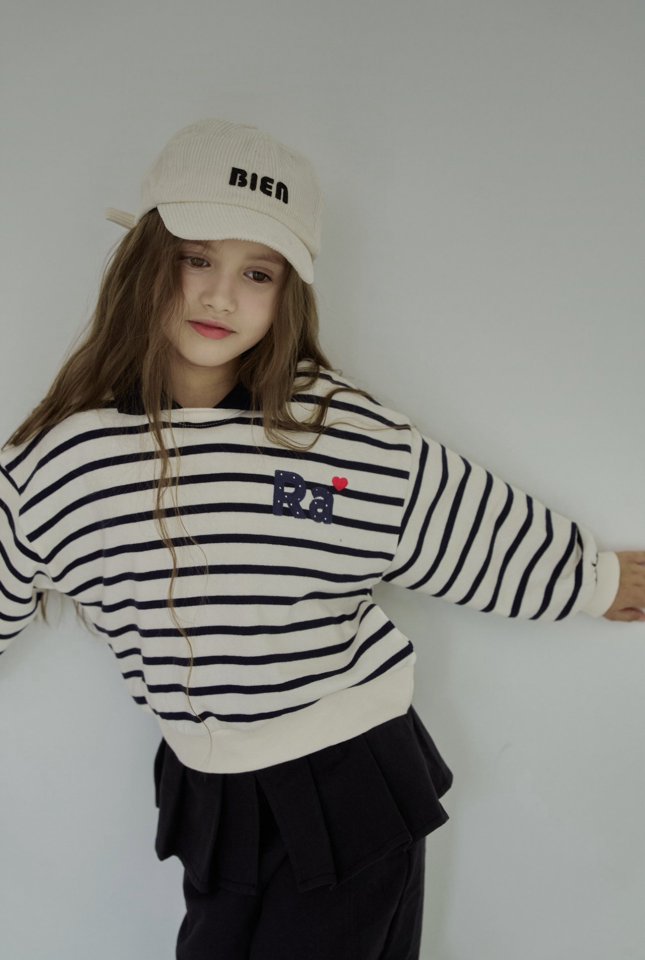MOMO ANN Ra Striped Sweatshirt