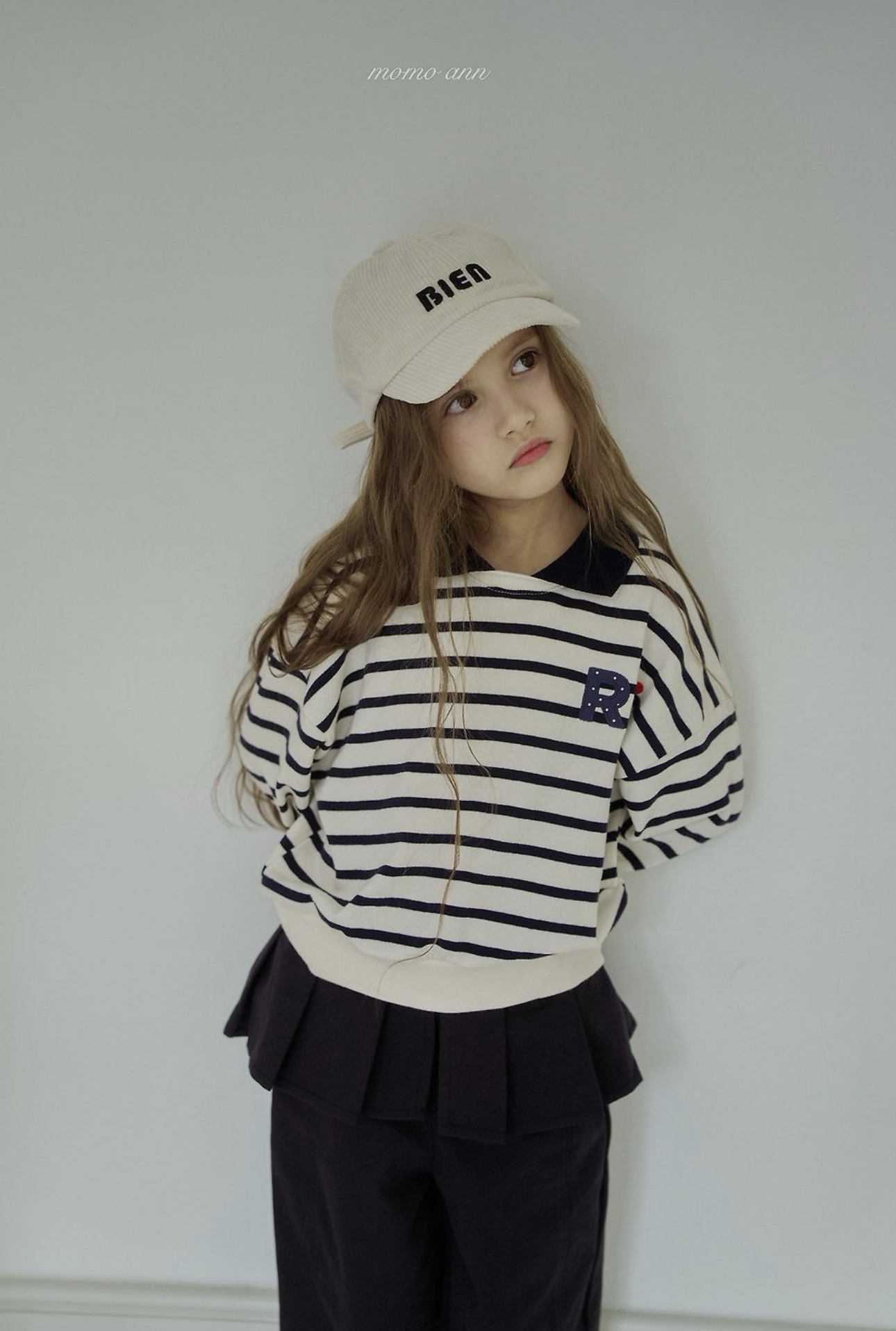 MOMO ANN Ra Striped Sweatshirt