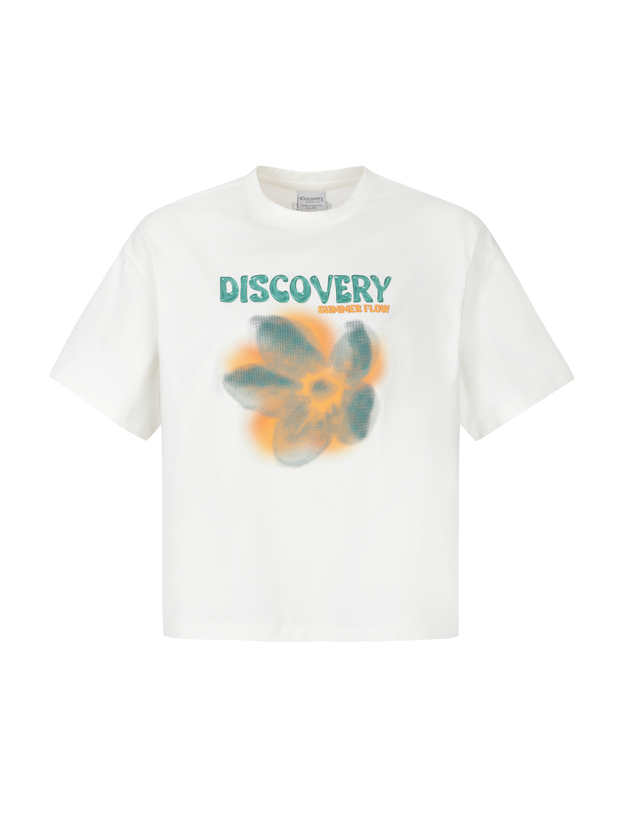 A14 Discovery Expedition 花花圖案短袖 T-Shirt - 奶油色｜DWRS9N063-CRS
