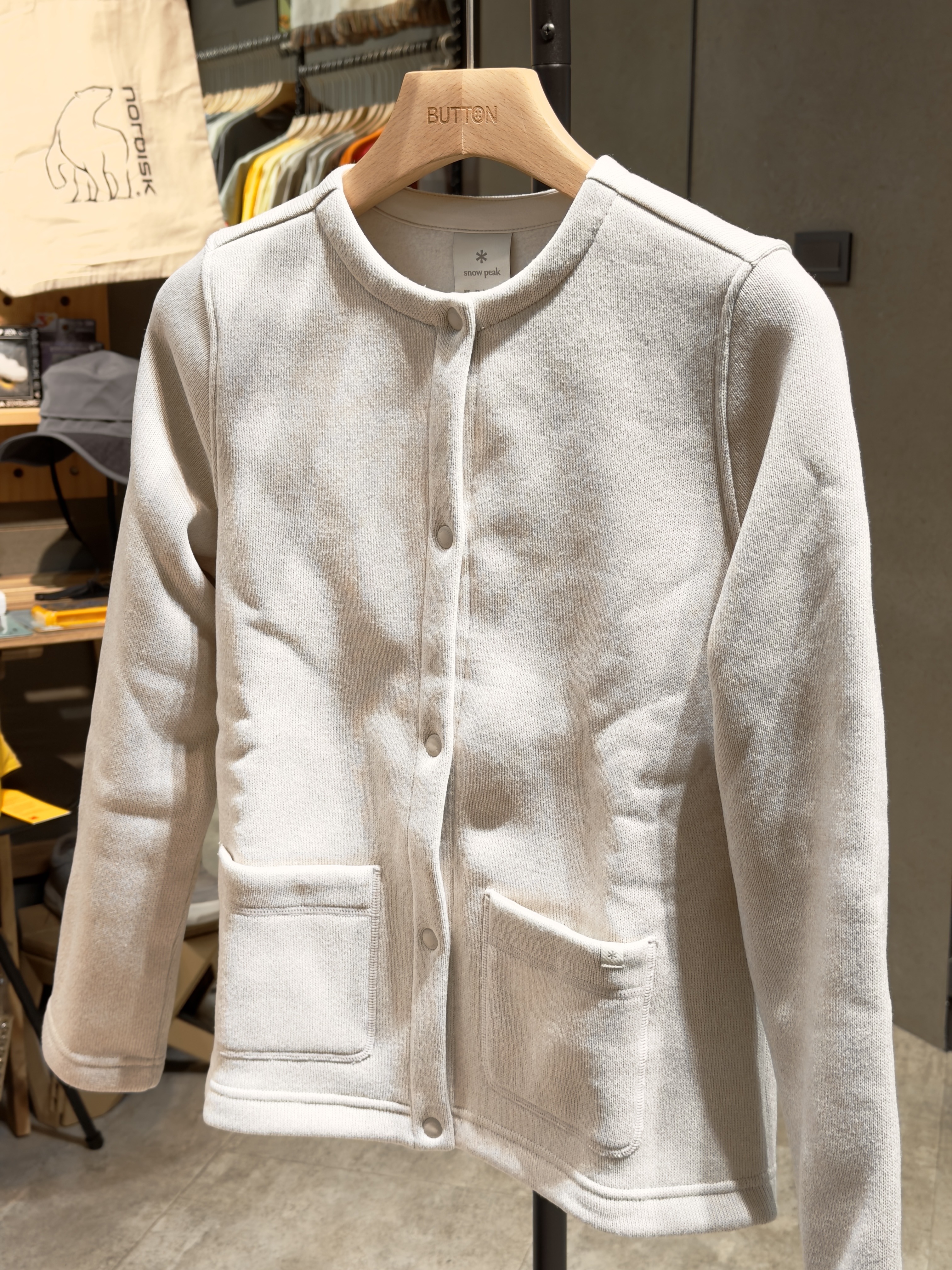 【零碼折扣】Snow Peak Knit Women Cardigan 女款 針織毛呢 外套 S25WWFFJ77