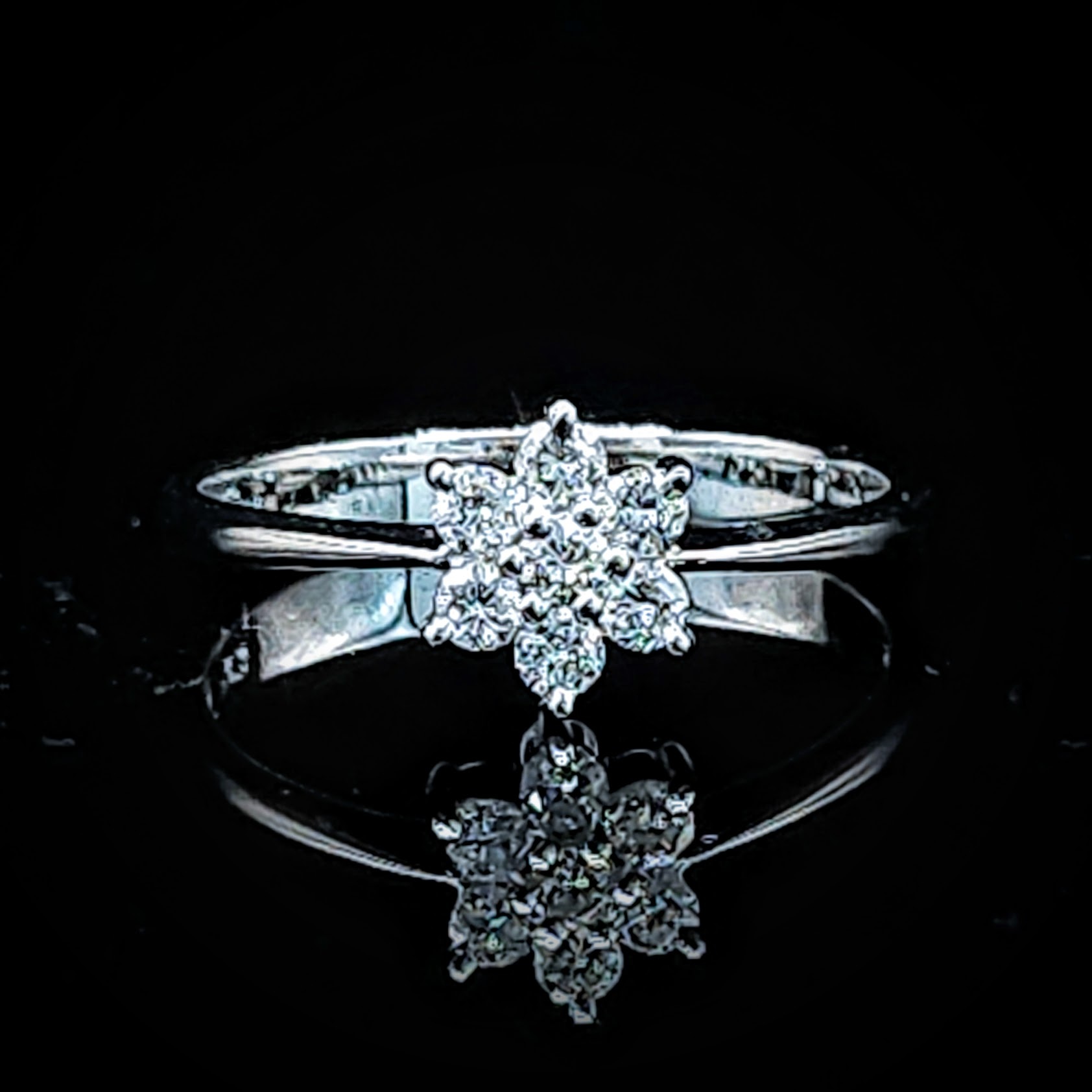 18K White Gold 0.25ct Diamond Ring