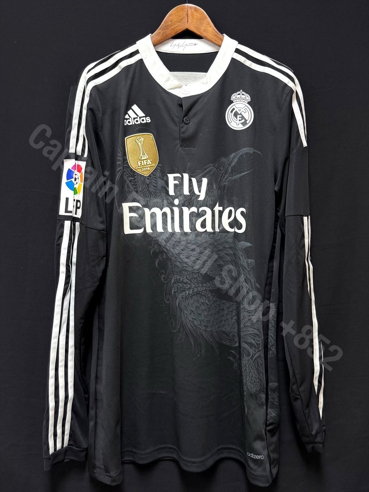 (Match Issue) Real Madrid 2014-2015 Adidas x Y3 L/S Third Match Issue Shirt #20 JESE