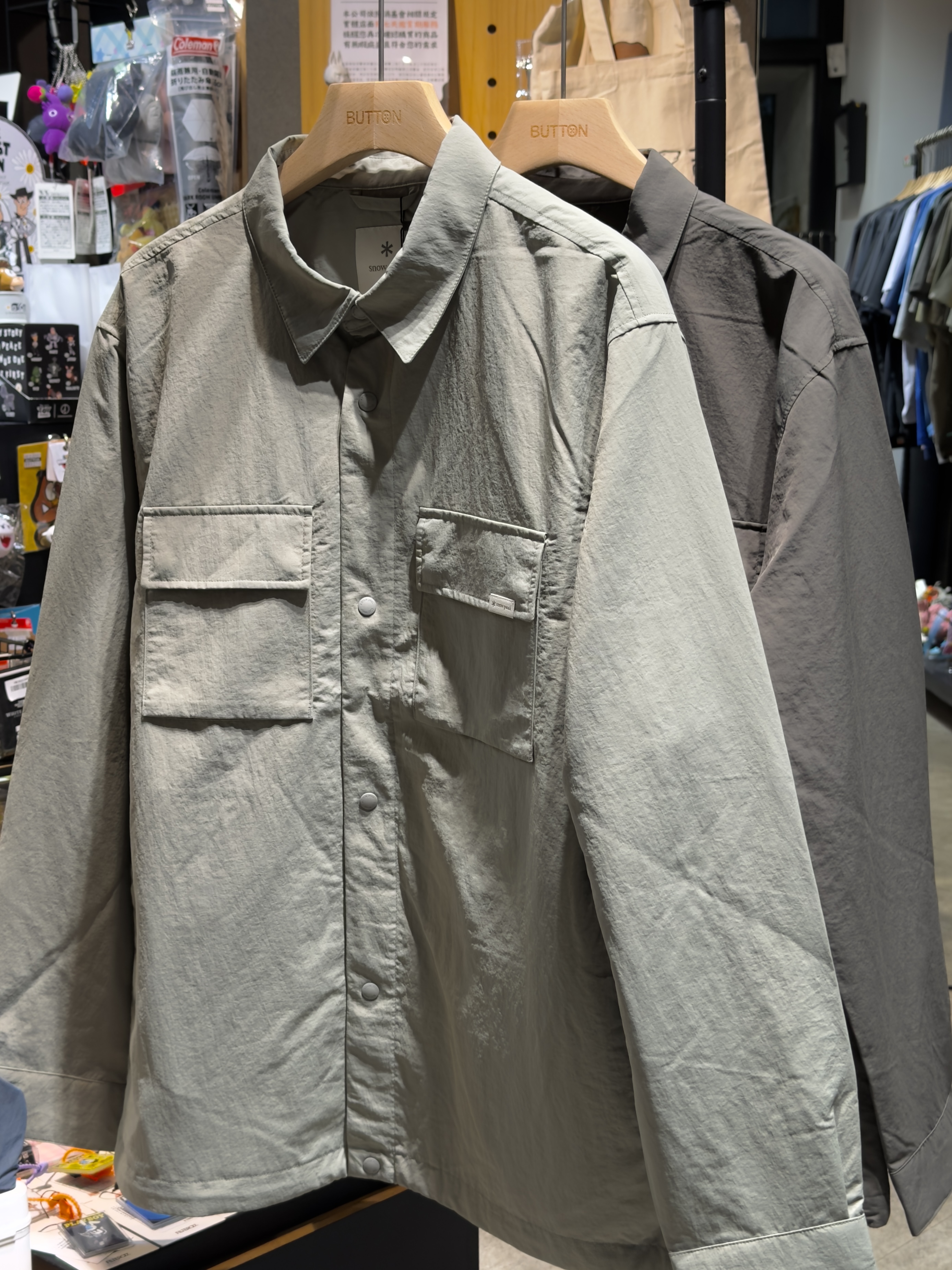 【零碼折扣】Snow Peak Cample Shirt Jacket 胸前雙口袋 襯衫夾克 外套 S25SMCSH10