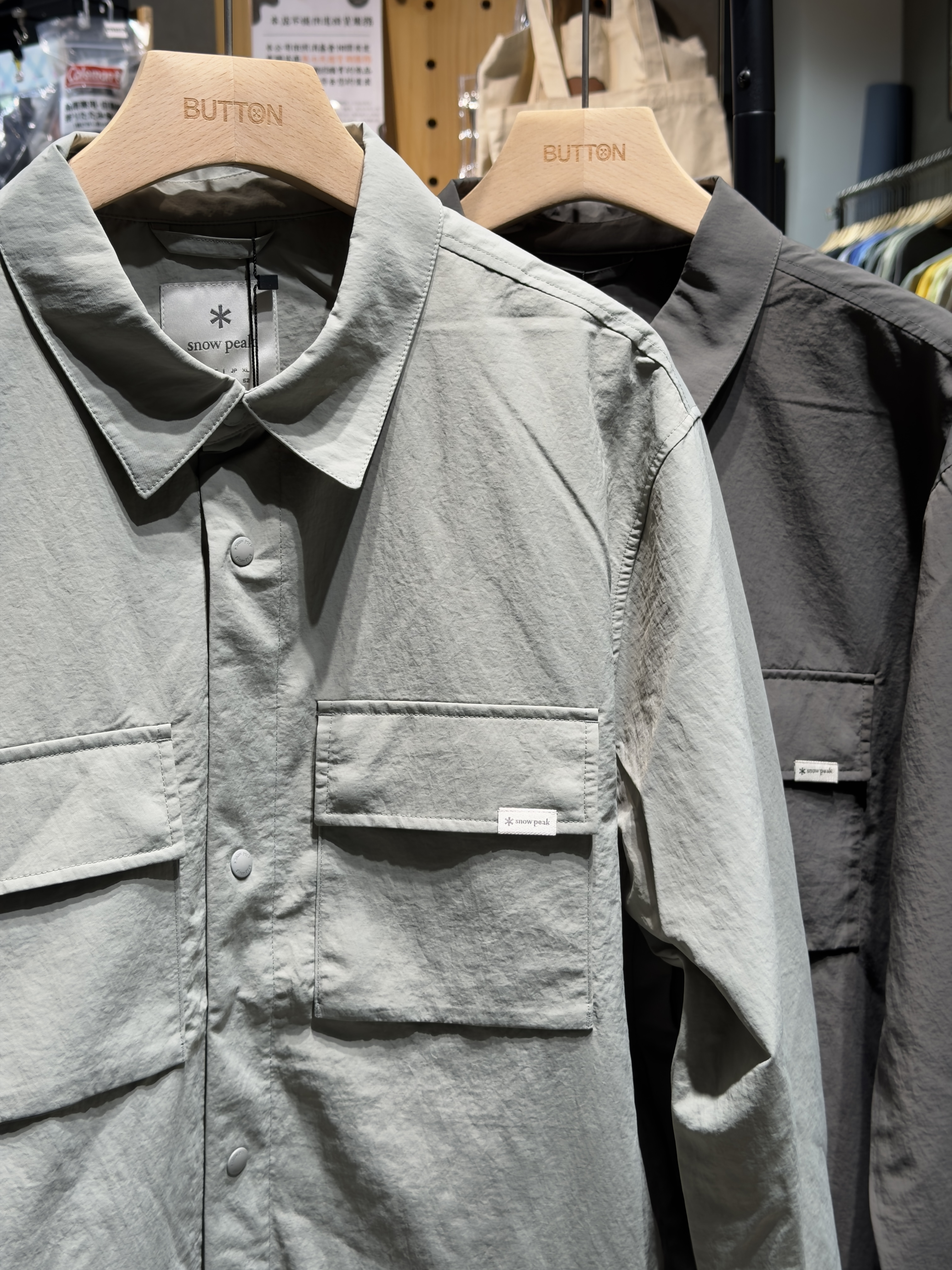 【零碼折扣】Snow Peak Cample Shirt Jacket 胸前雙口袋 襯衫夾克 外套 S25SMCSH10
