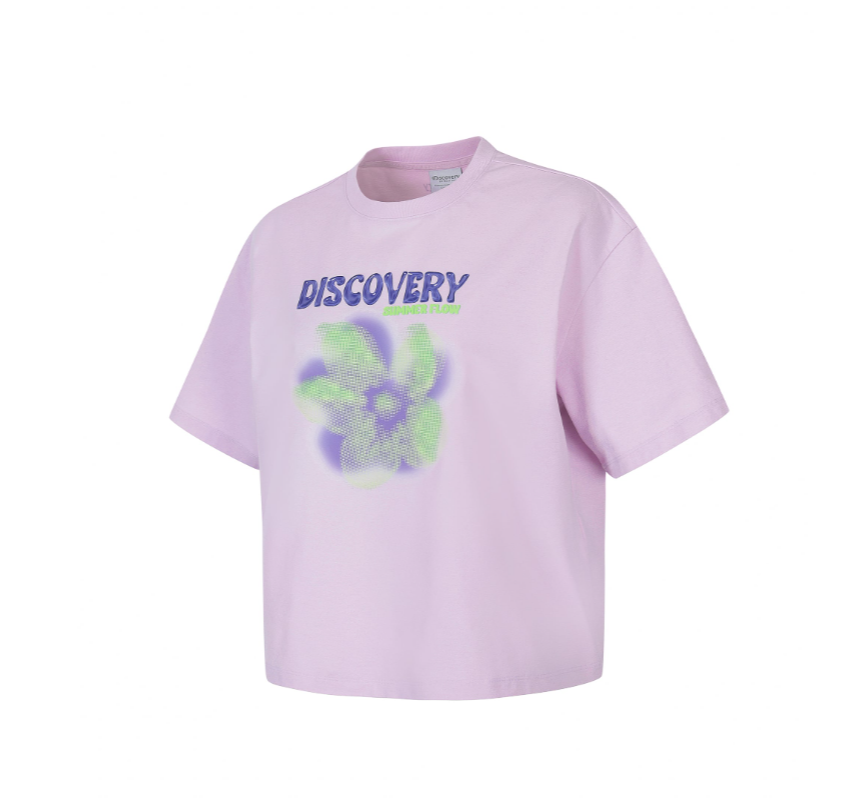 A16 Discovery Expedition 花花圖案短袖 T-Shirt - 紫色｜DWRS9N063-LDL