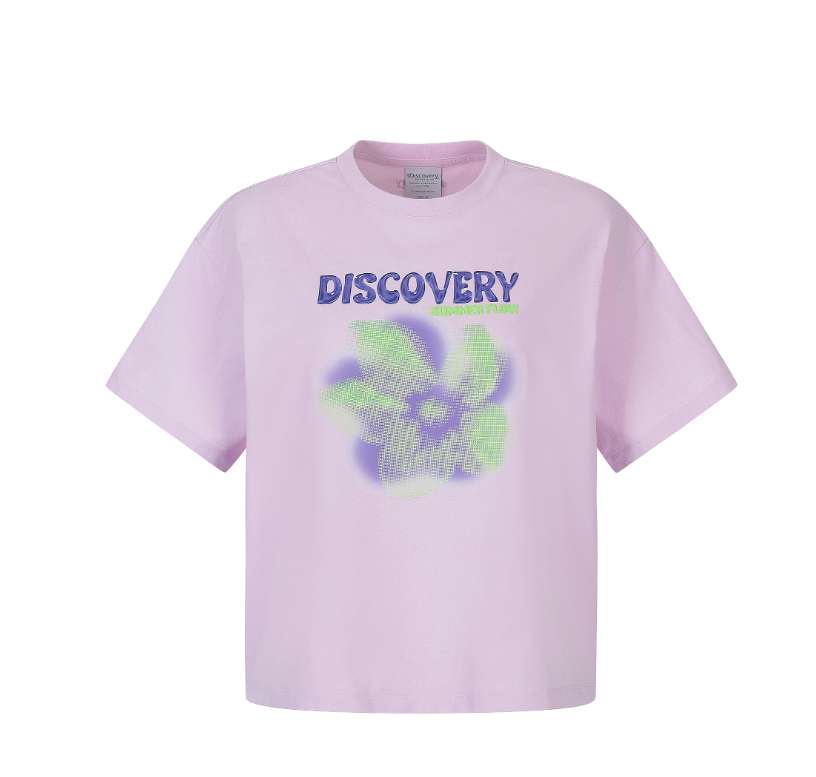A16 Discovery Expedition 花花圖案短袖 T-Shirt - 紫色｜DWRS9N063-LDL