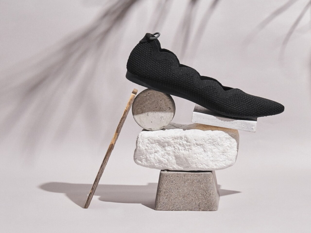 Öffenオッフェン｜scallop pattern / 13 BLACK