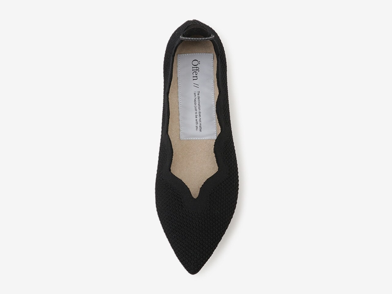 Öffenオッフェン｜scallop pattern / 13 BLACK