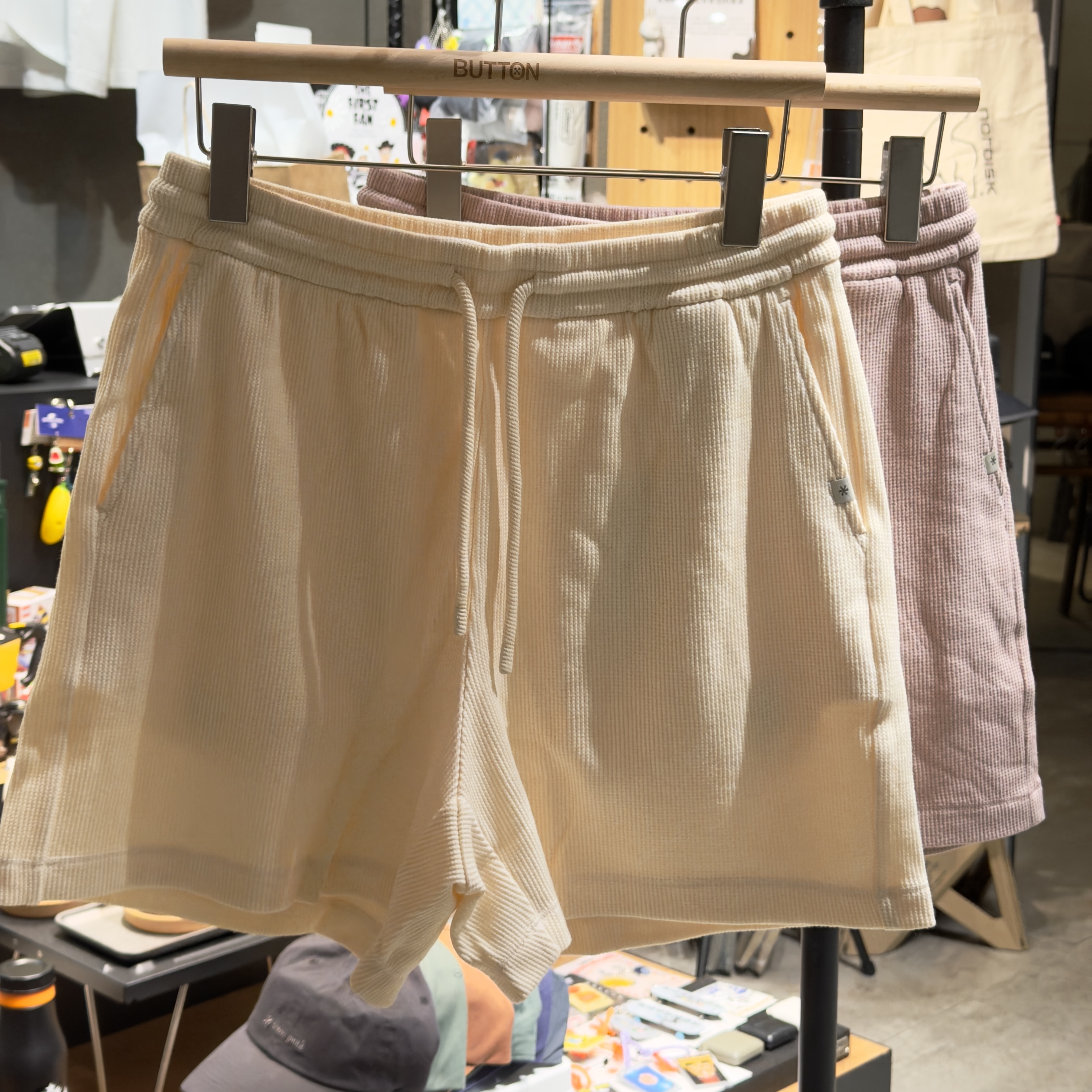 【零碼折扣】Snow Peak Waffle Women Shorts 女款 華夫格 棉質短褲 S25MWFKH37