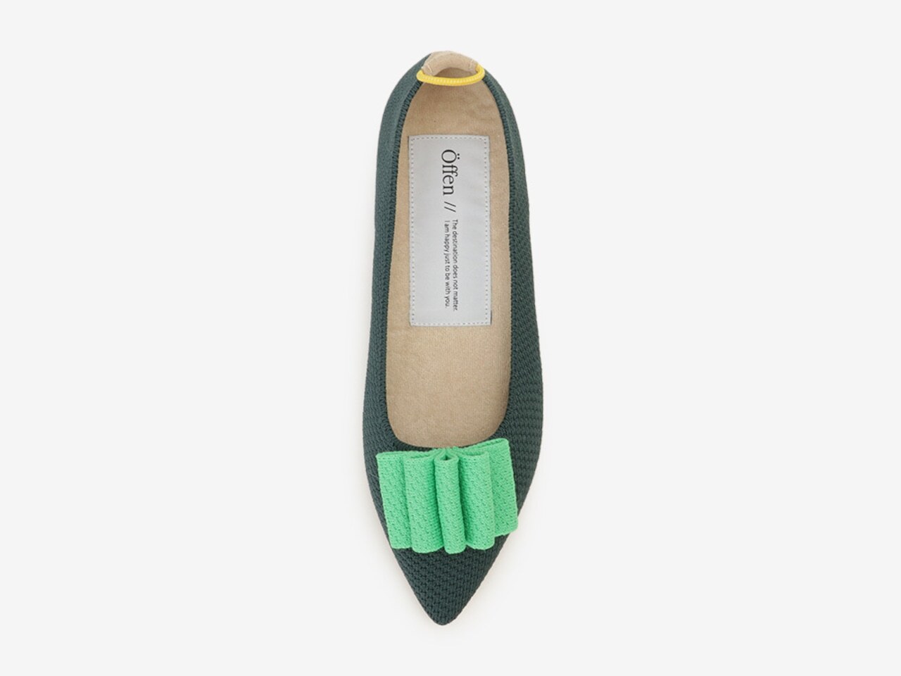 Öffenオッフェン｜pointed-CURLS / GREEN & LIGHT GREEN