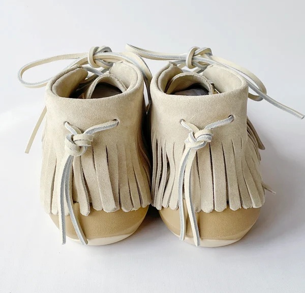 LAST SALE: VISVIM KUIVA SHAMAN-FOLK - SN.BEIGE SIZE 9 PRE ORDER ITEM (預訂中)