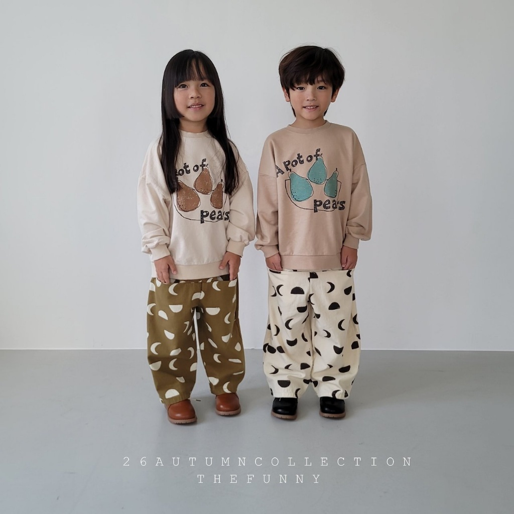正韓秋thefunny 兩色純棉梨子上衣