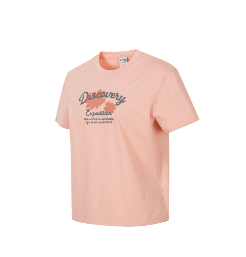 A24 Discovery Expedition FRESHVENT系列 Nature Graphic 短袖T-Shirt - 蜜桃粉｜DWRS97063-PCL