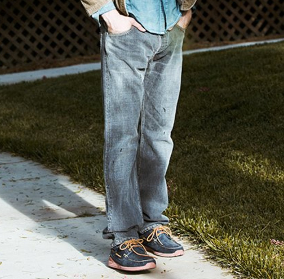 HB SHOP DISPLAY SALE: VISVIM AMERICANA FOLK *NO SHOES BOX - NAVY SIZE 8 IN STOCK NOW (現貨發售中)
