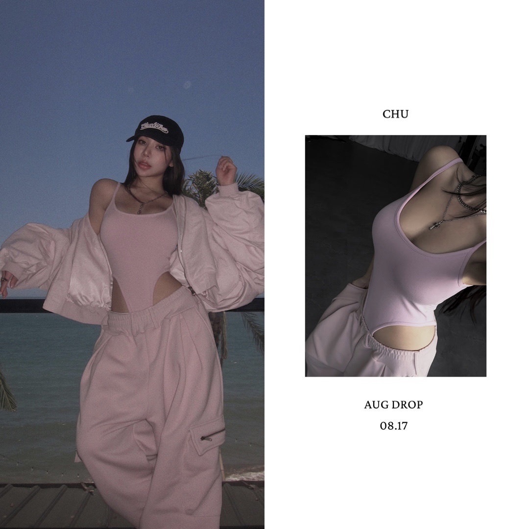 𝐂𝐇𝐔-𝐌𝐀𝐃𝐄｜Backless Top BT-01 美背假連體上衣 (08.17 Drop)