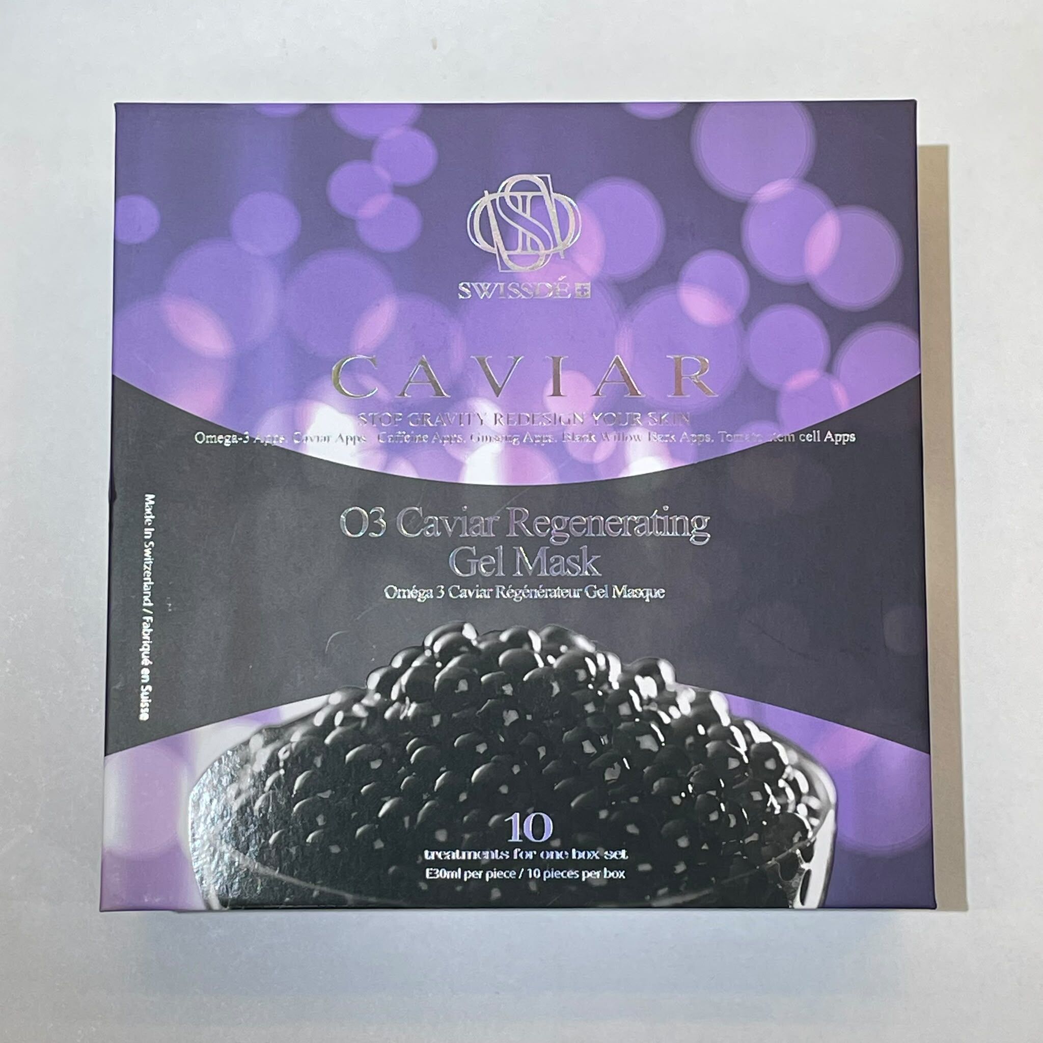 關機字SP15 Swissdis O3 caviar gel mask 優惠$199