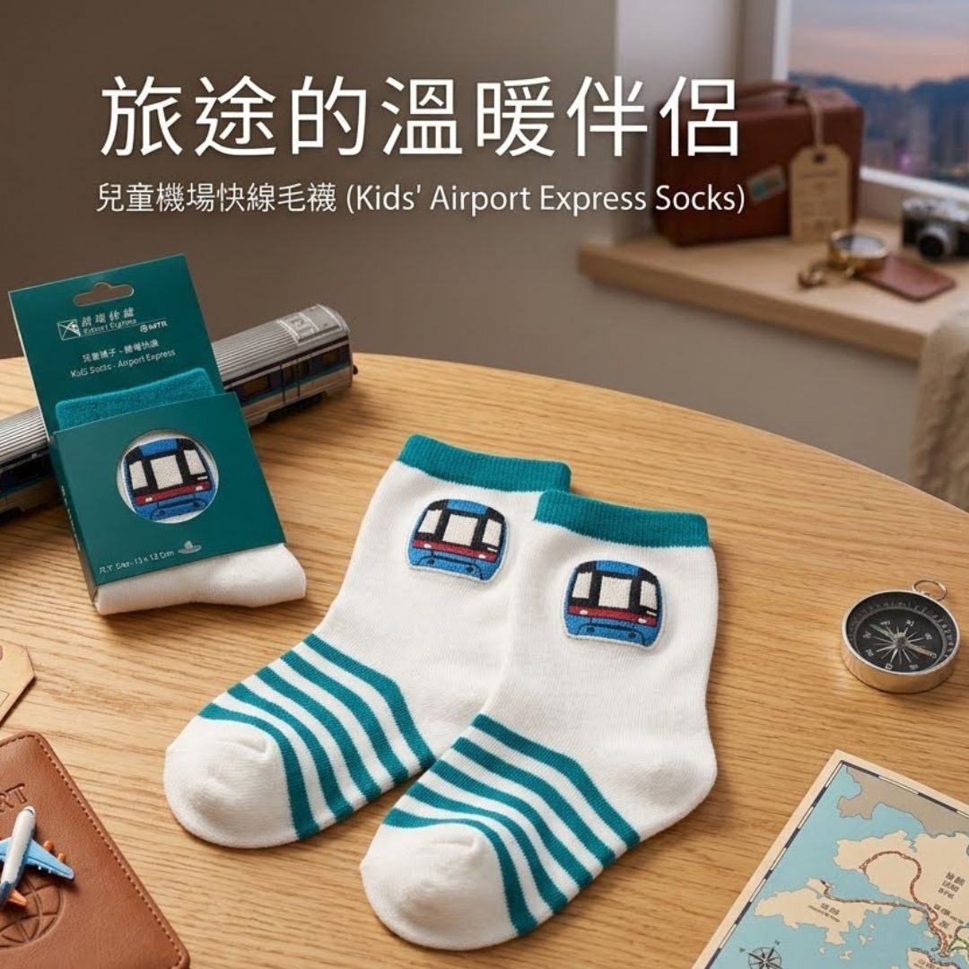 MTR 港鐵兒童襪 機場快綫