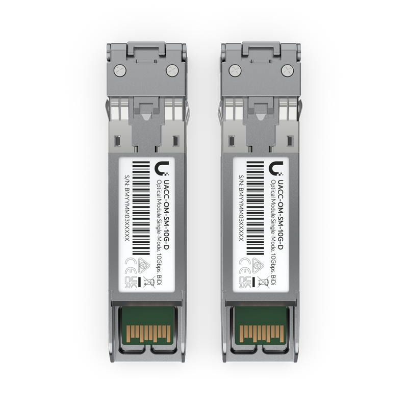 Ubiquiti Unifi 10 Gbps Single-Mode Optical Module UACC-OM-SM-10G-D (2-PACK)