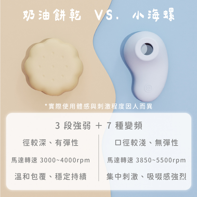 WINYI 奶油餅乾吸吮按摩器