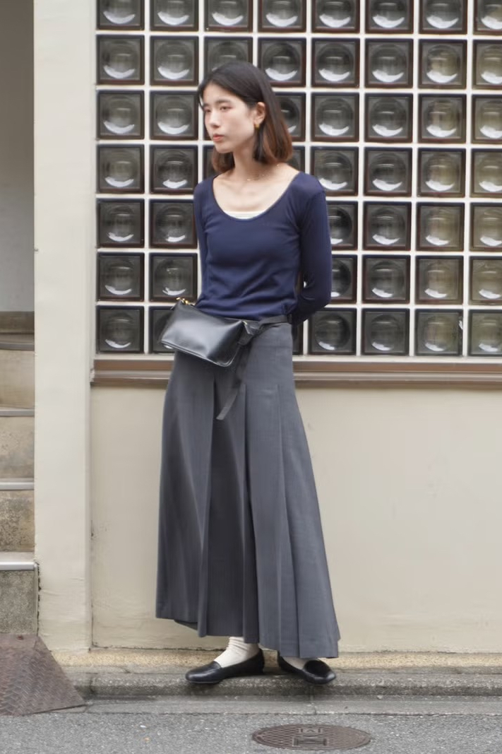 MY ASYMMETRIC PLEATED SKIRT