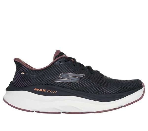 Skechers 思克威爾 Go Run Max Run 129201BKBU 女 慢跑鞋 支撐 緩震 黑 酒紅