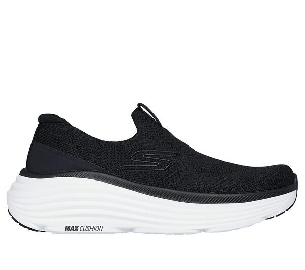 Skechers 思克威爾 Max Cushioning Endeavour 129481BKW 女 慢跑鞋 黑 白