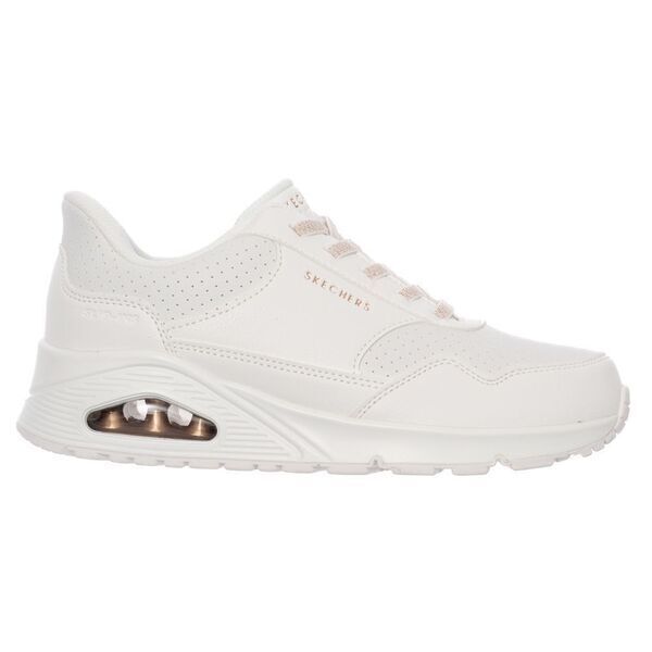Skechers 思克威爾 Uno 177118WWHT 女 休閒鞋 寬楦 復古 舒適 流行 白