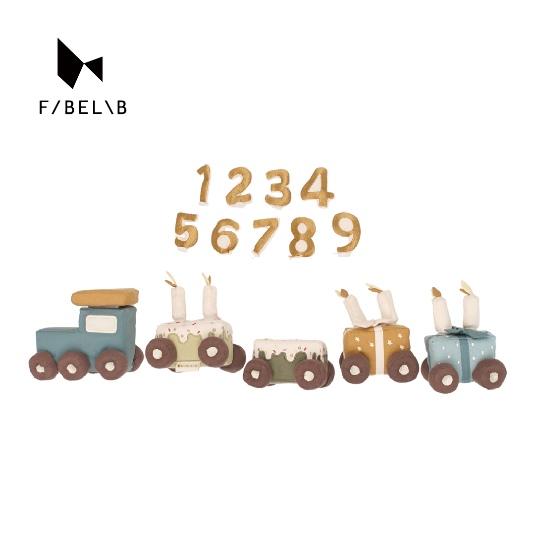 Fabelab 慶生火車組附數字 (多款可選)