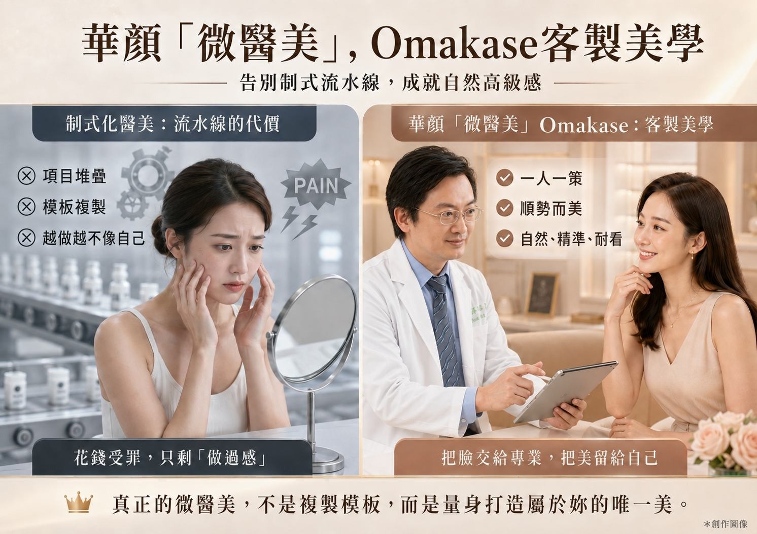 華顏「微醫美」,Omakase客製美學:許你一整年的自然高級感