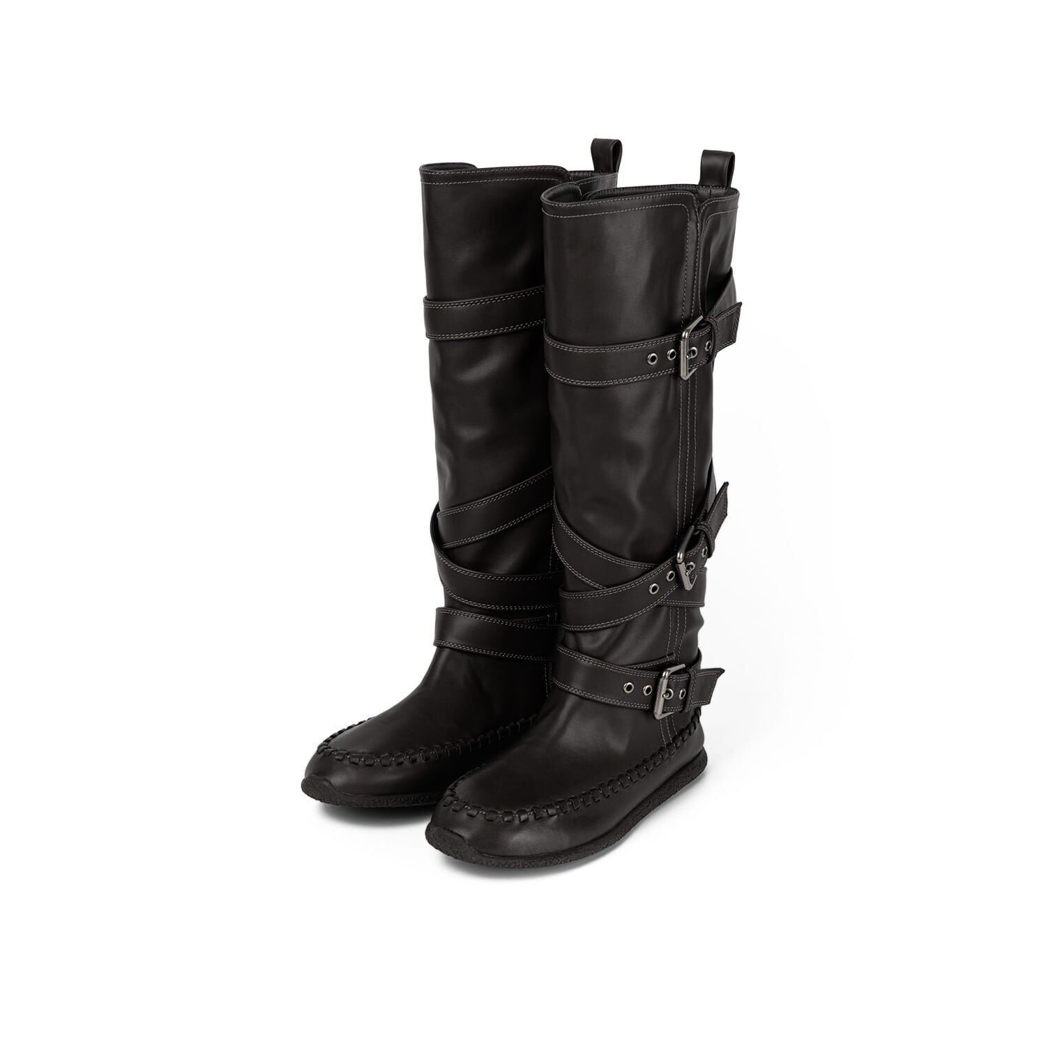 KHIHO BERIN MULTI-BUCKLE LONG BOOTS