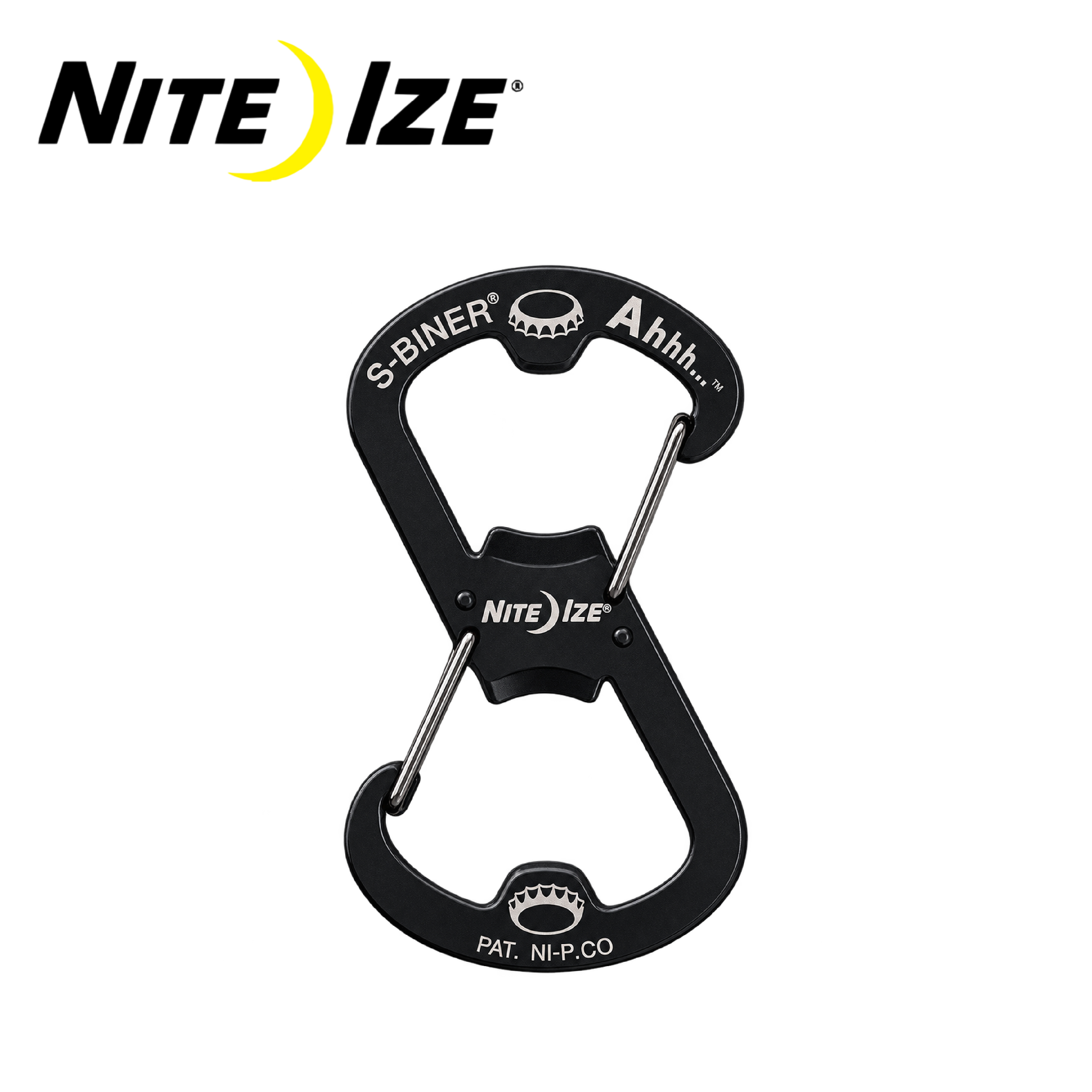 NITE IZE 美國 Ahhh啊哈開瓶器8字扣 (2色) 鑰匙圈/鉤環/掛鉤 79SB00301、79SB00311
