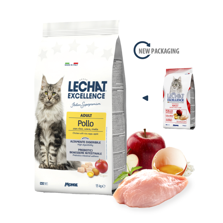 Lechat Excellence丨雞肉蘋果 成貓健體配方 1.5kg (LE-0158)