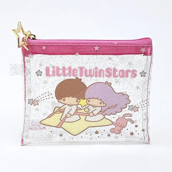 Sanrio Little Twin Stars Mini Clear Pouch (Starry Sky - Kiki & Lala)
