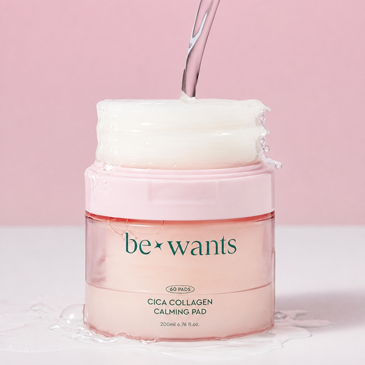 【直播】bewants LX081709 積雪草膠原蛋白舒緩保濕爽膚棉片 60片裝