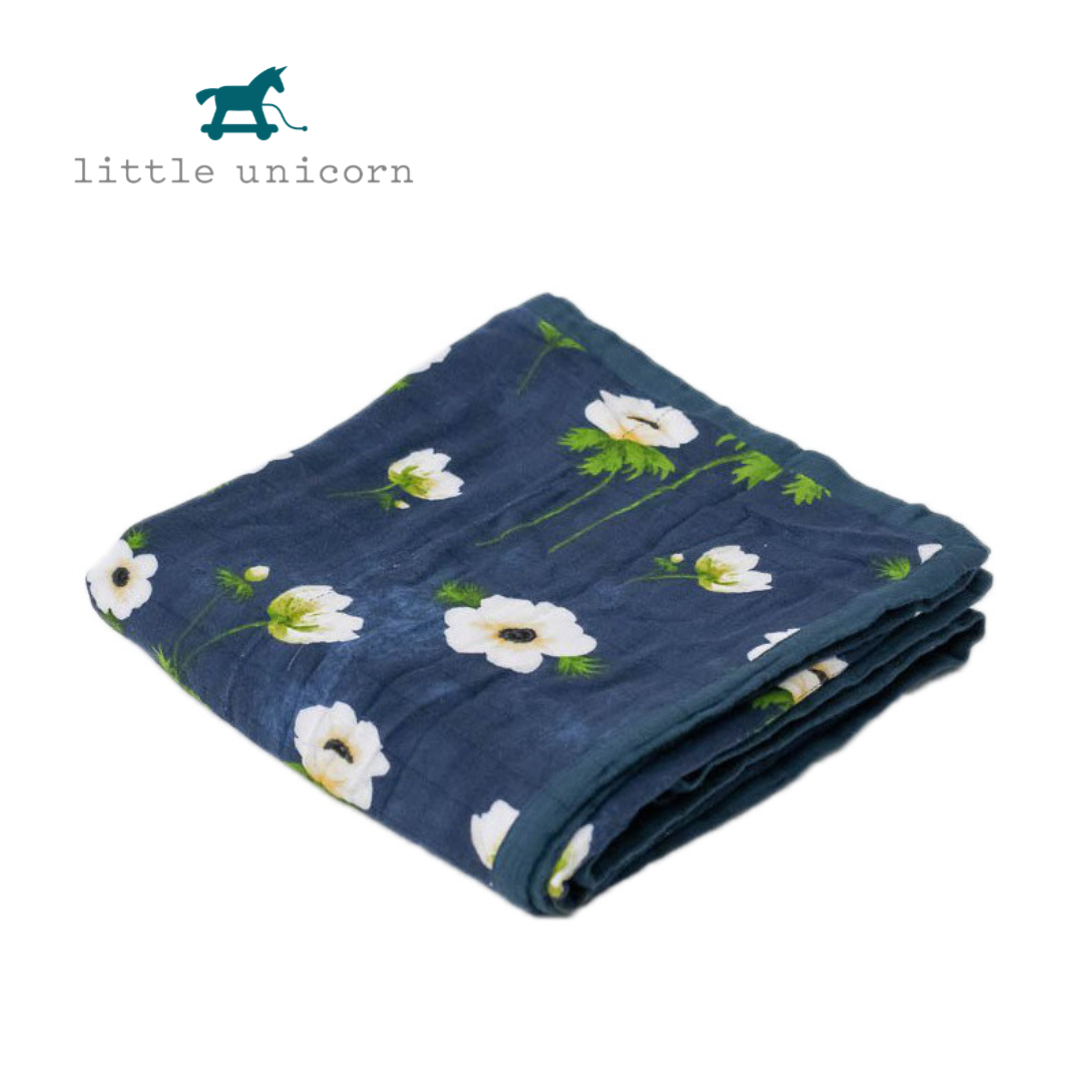 Little Unicorn 竹纖維四層紗布毯 (多款可選)