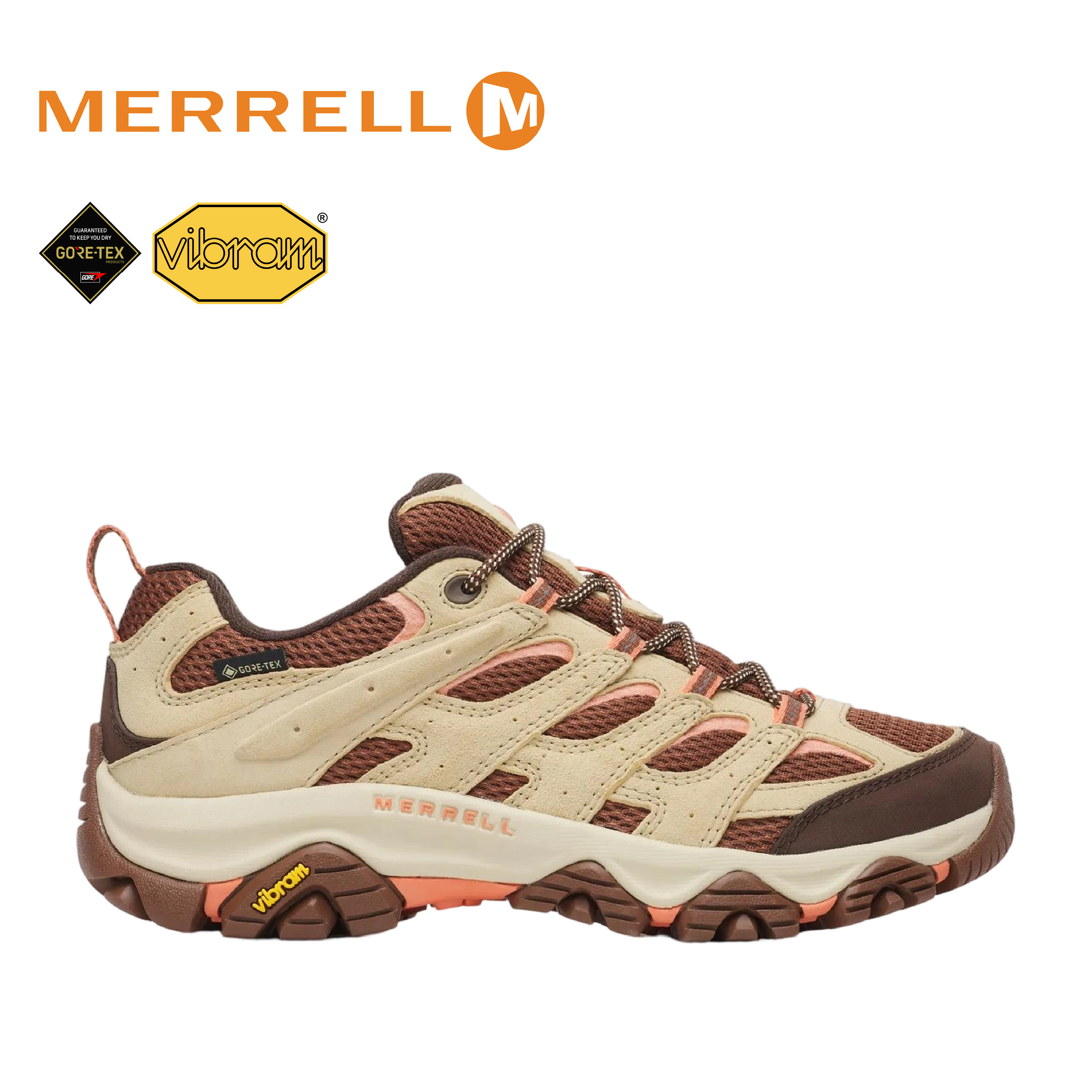 MERRELL 美國 MOAB 3 GTX 女款 (杏色) 33ML005401