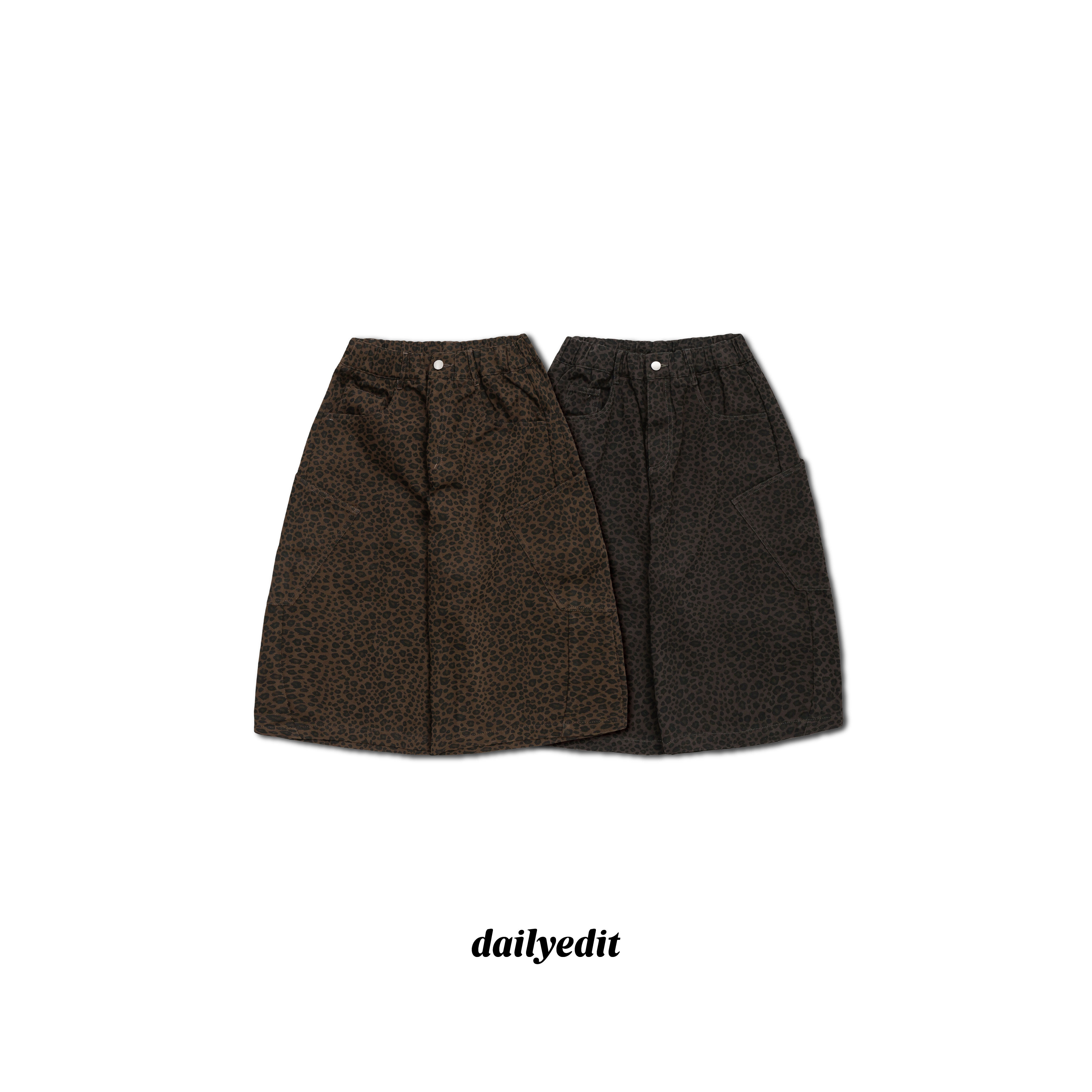 Baggy豹紋短褲 Vintage Baggy Shorts SS-020