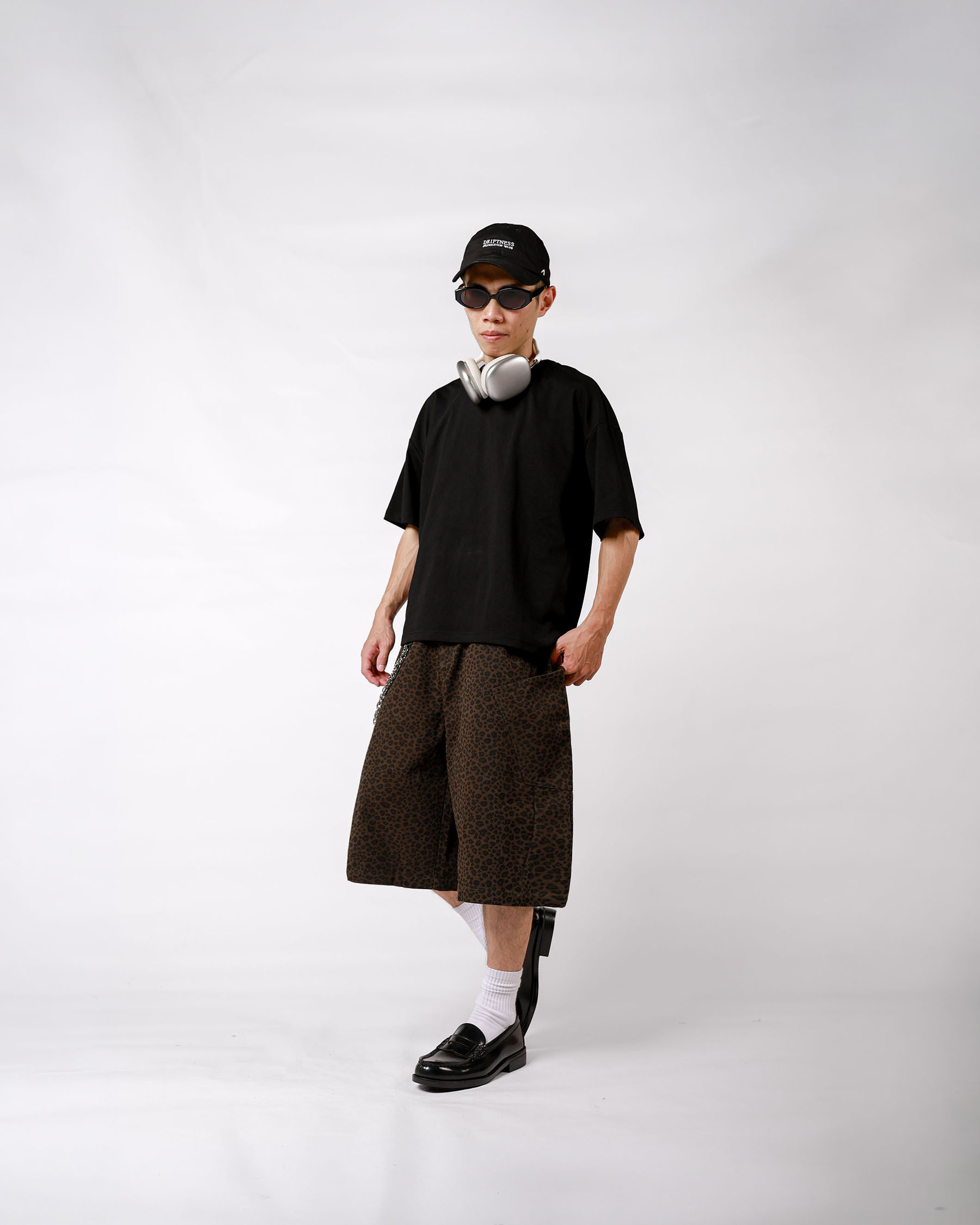 Baggy豹紋短褲 Vintage Baggy Shorts SS-020