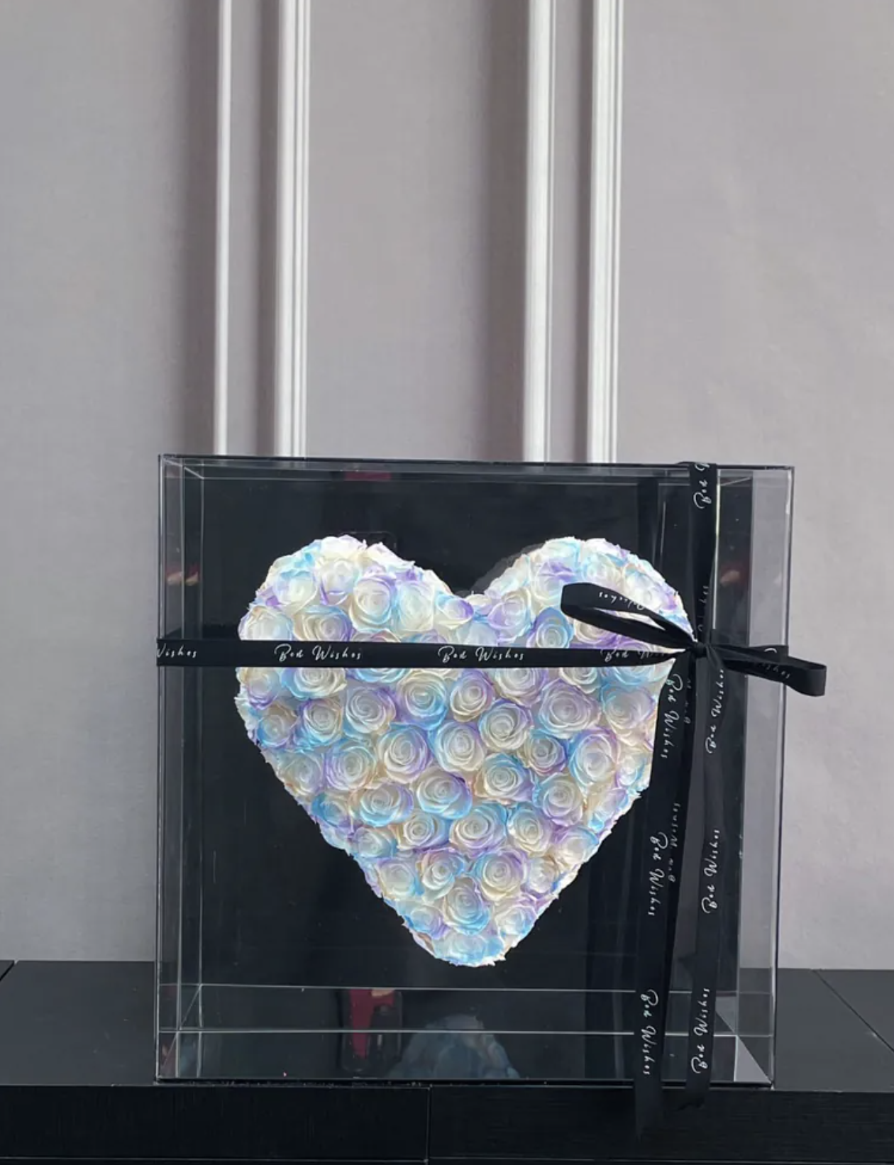 Two Sets Special Offer! Heart-Shaped Preserved Flower Box / 80-100 Flowers