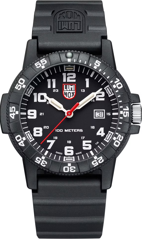 萬年鐘錶 - LUMINOX 雷明時  Leatherback Sea Turtle系列 碳纖維複合錶殼氚氣夜光燈管軍風男錶 1LM-0321 錶徑44MM