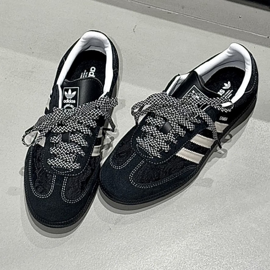 ADIDAS SAMBA OG 蕾絲 黑色 絲綢緞面 德訓鞋 女鞋 KH7842