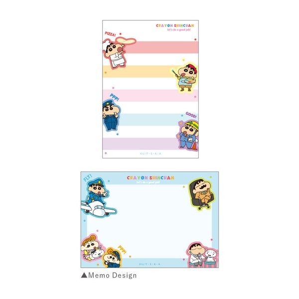 『T'S FACTORY』蠟筆小新 迷你備忘錄 職業