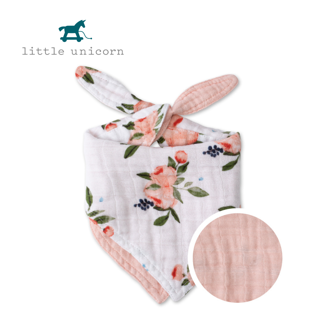 Little Unicorn 純棉雙面三角圍兜 (多款可選)