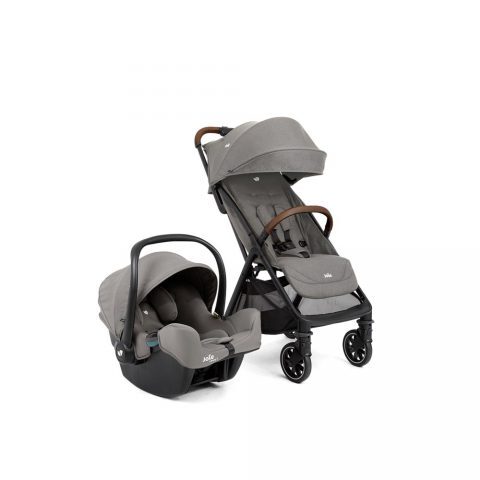 Joie Pact Pro 輕便單手收摺嬰兒手推車配 i-Snug 2 提籃式嬰兒汽車座椅套裝 (同綑一體包裝)