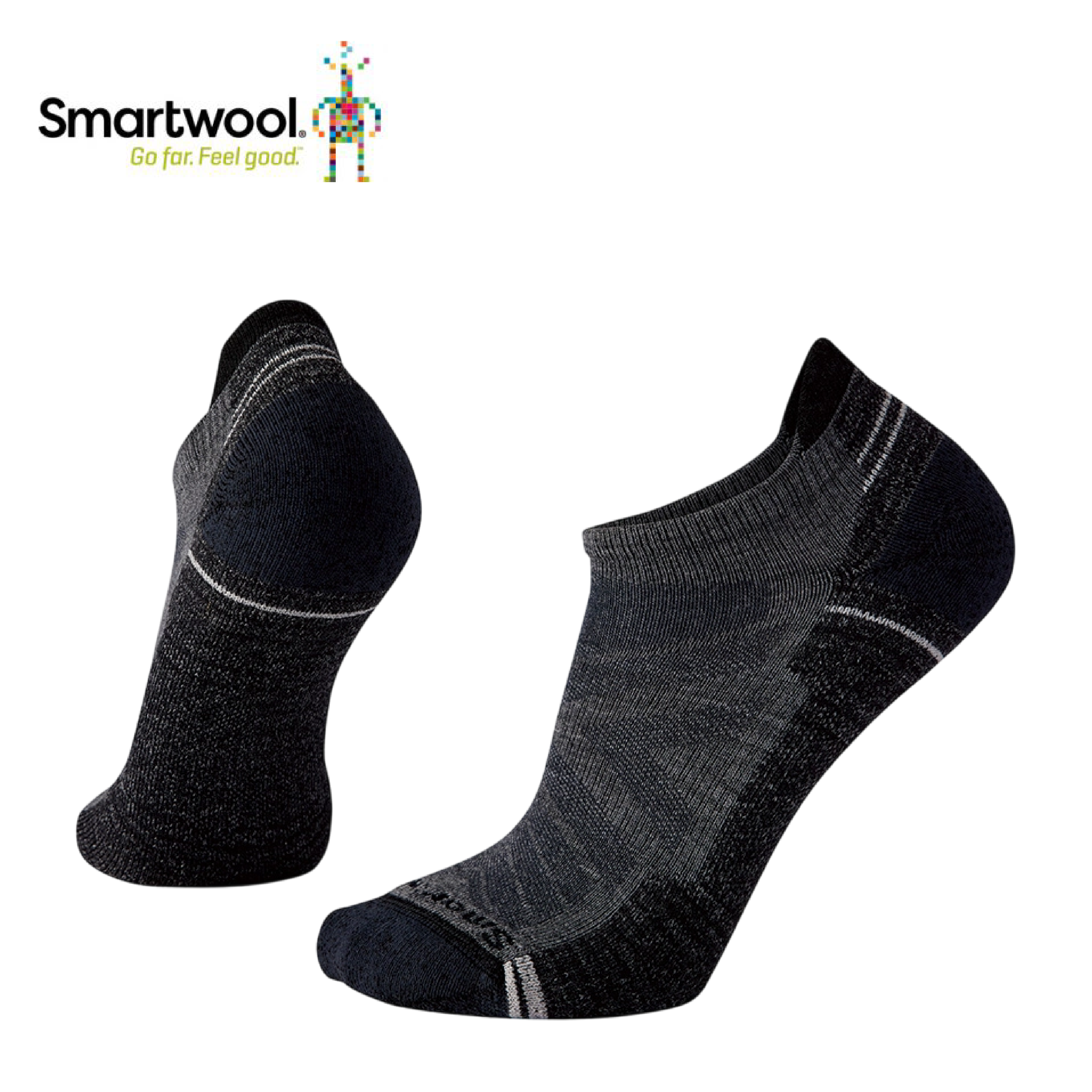 Smartwool 美國 機能戶外全輕量減震踝襪 男款 (中性灰色) 44SW001610